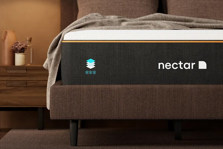 Nectar Premier Copper Mattress Display