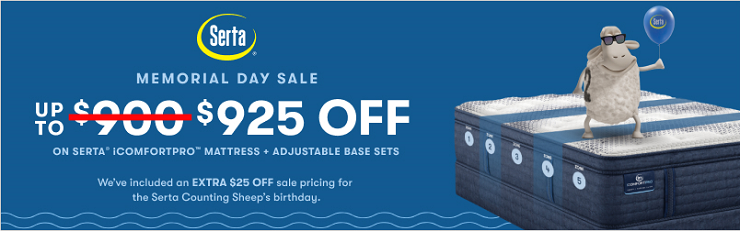 Serta Memorial Day Mattress Sale